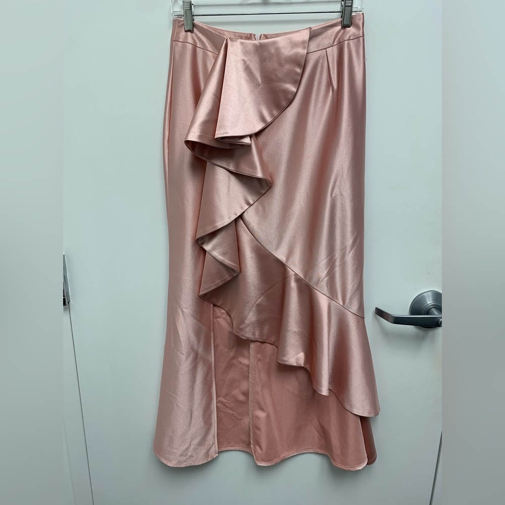 Arian Simone Ruffle Midi Skirt